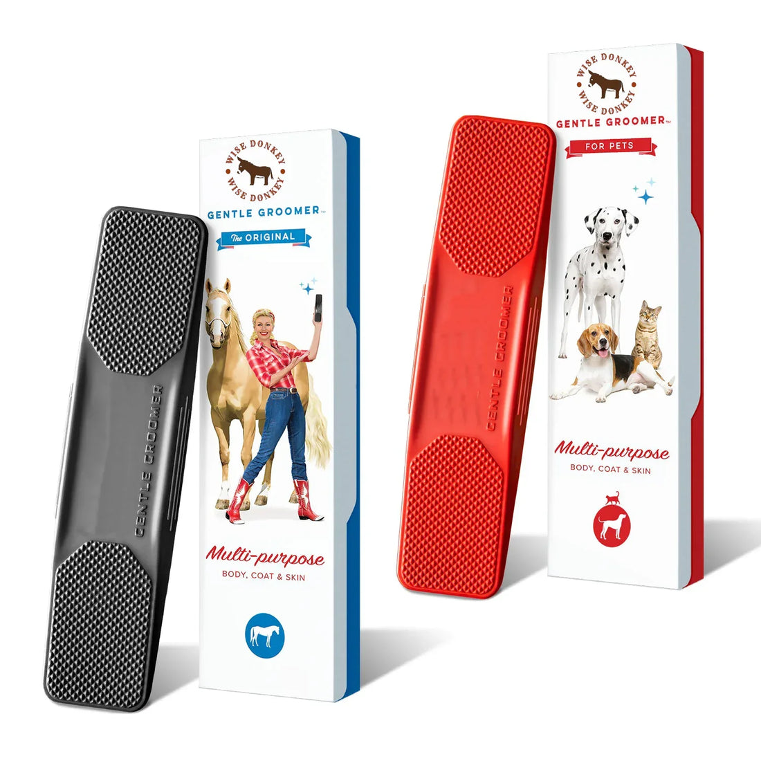 Pet Gentle Groomer Brush – Stress-Free Shedding Control